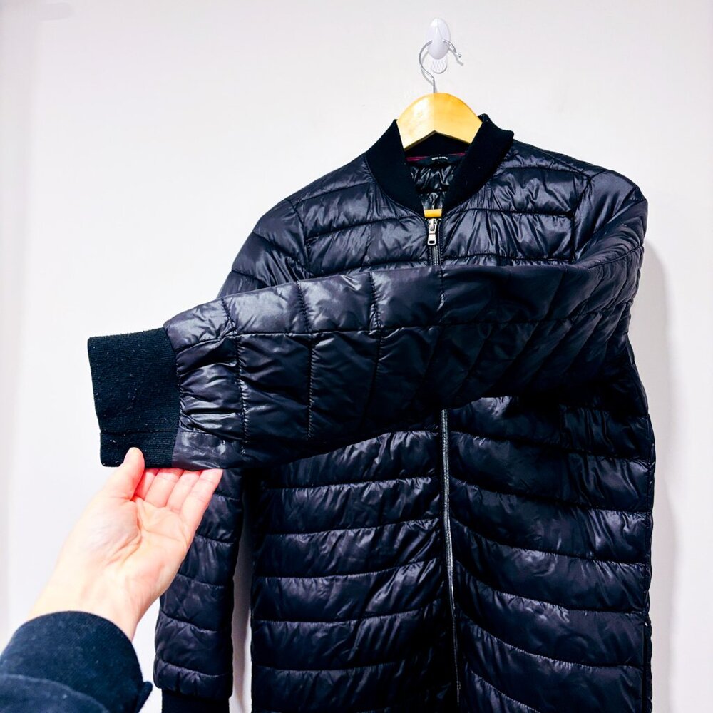 VERO MODA Black Quilted Mid-Season Puffer Coat Sleek | Small * - Picture 11 of 11
